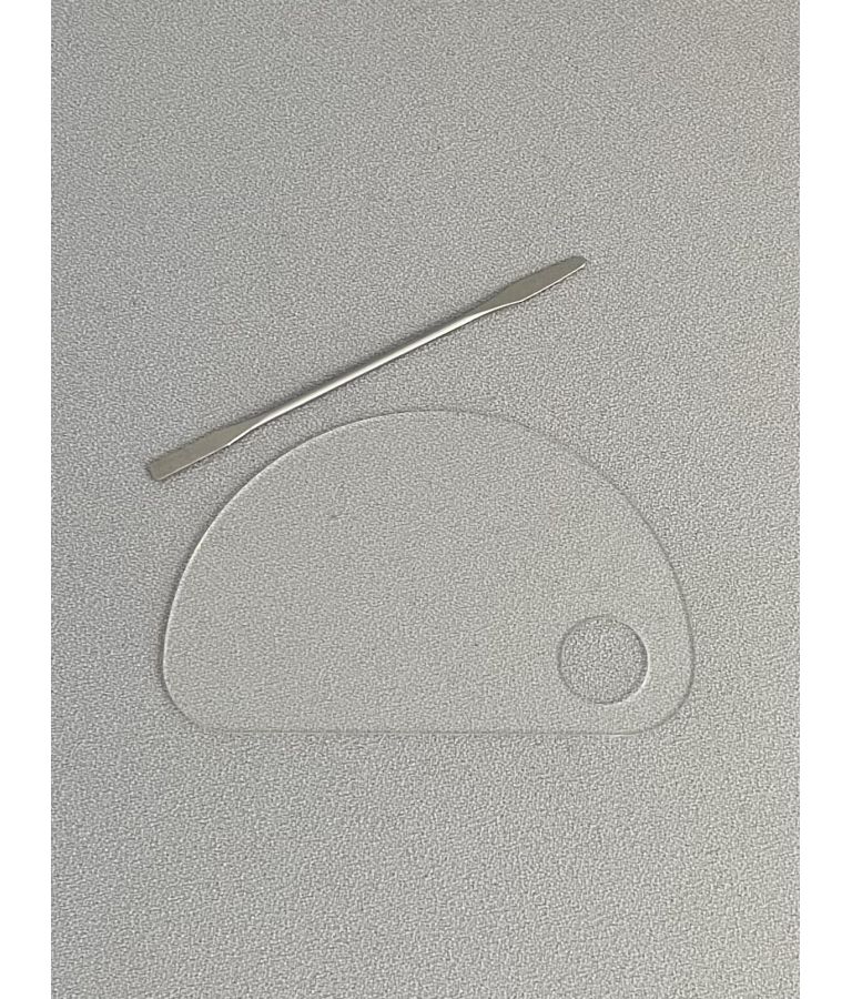 Spatule et palette pour maquillage